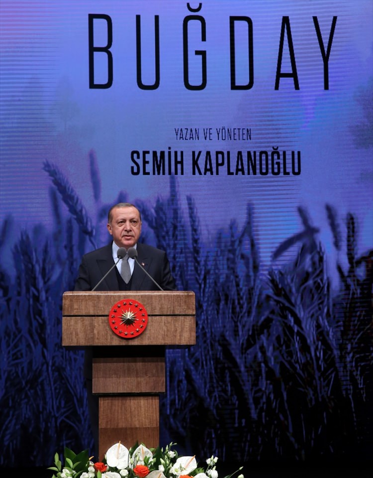 Cumhurbaşkanı Erdoğan Buğday filminin galasına ev sahipliği yaptı 1