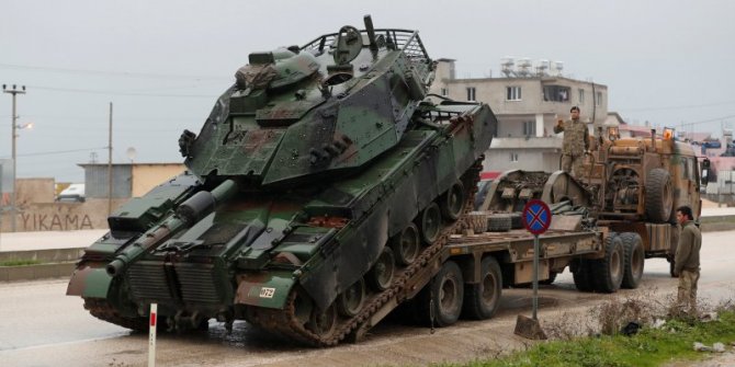 Türk tankları Reyhanlı'da