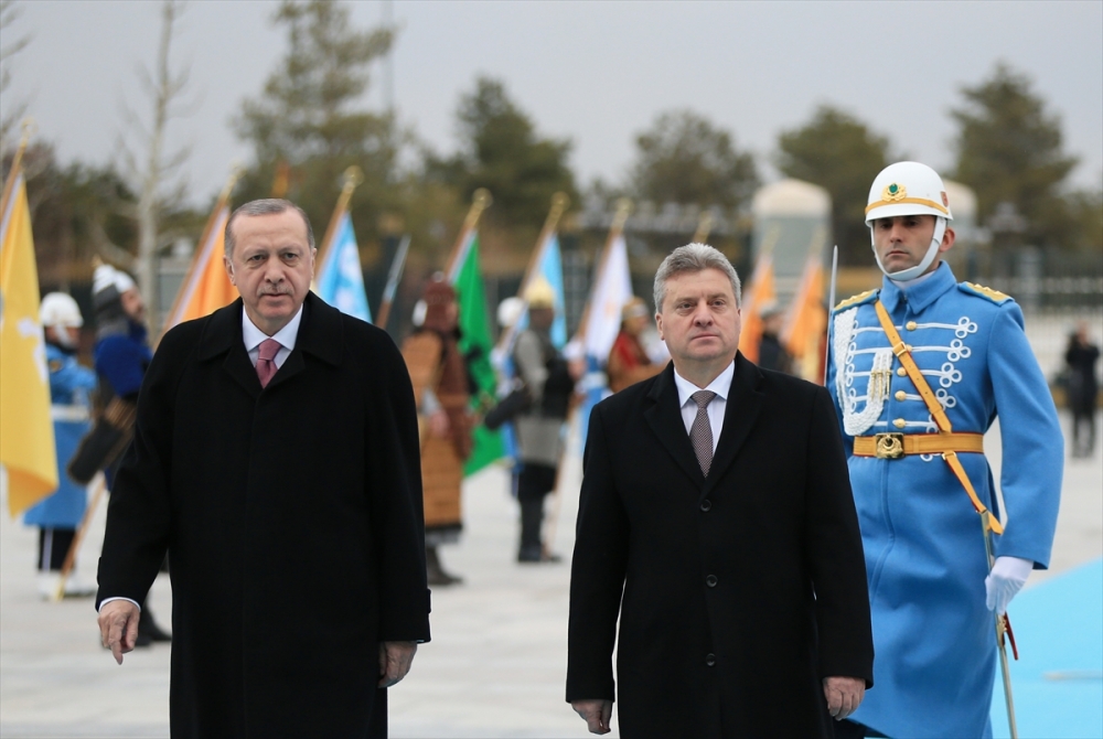 Makedonya Cumhurbaşkanı İvanov Ankara'da 14