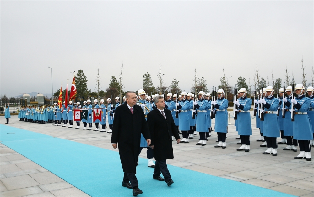 Makedonya Cumhurbaşkanı İvanov Ankara'da 5