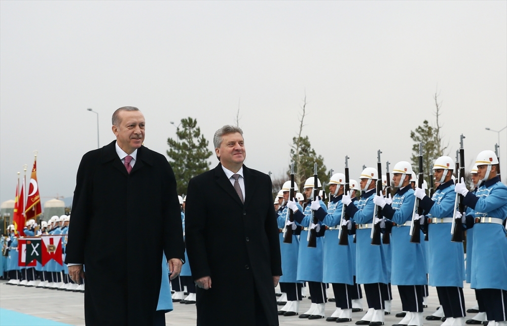 Makedonya Cumhurbaşkanı İvanov Ankara'da 6