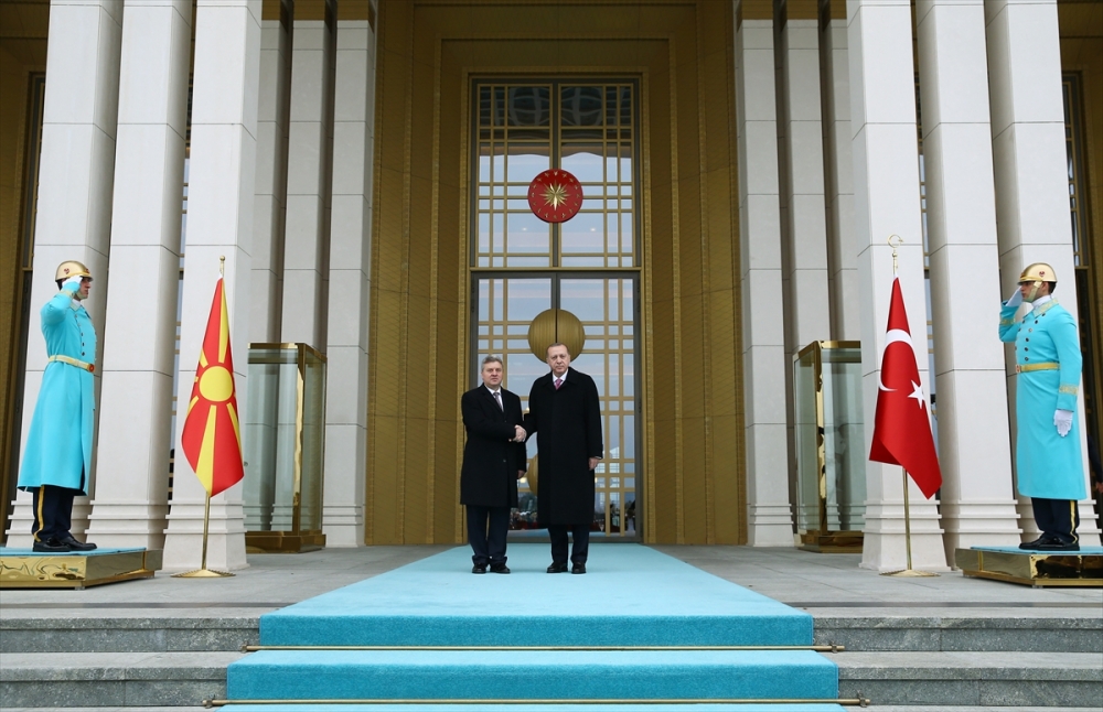 Makedonya Cumhurbaşkanı İvanov Ankara'da 7