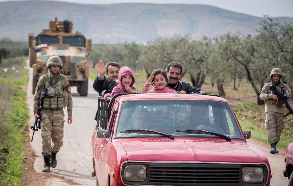 Afrin'de Mehmetçiğe sevgi gösterisi 14