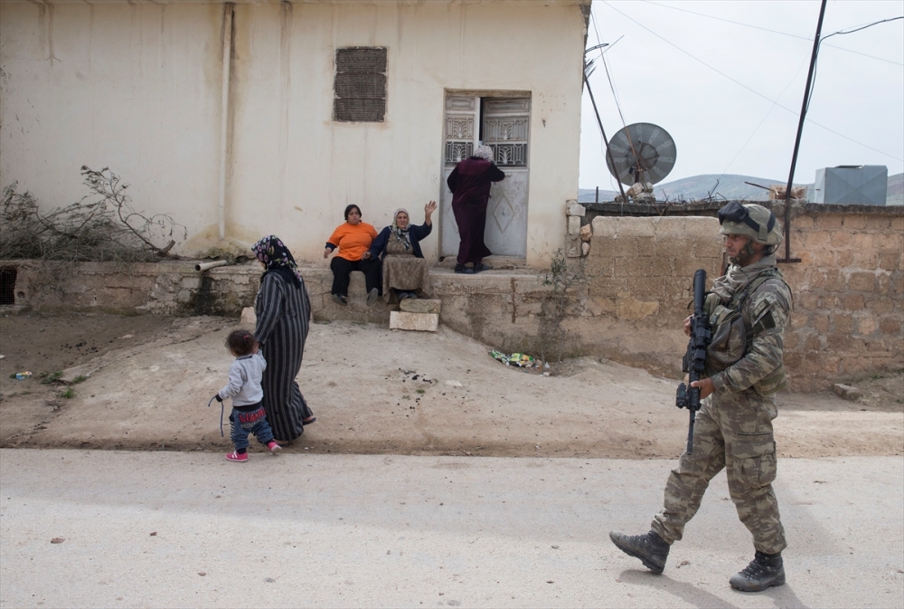 Afrin'de Mehmetçiğe sevgi gösterisi 7