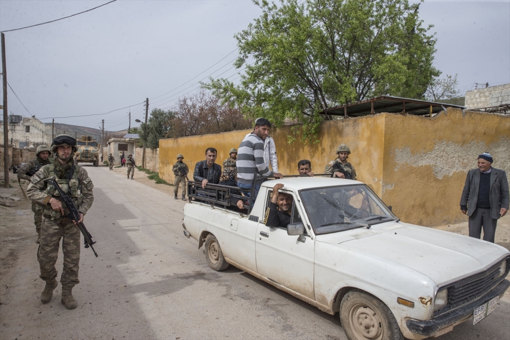 Afrin'de Mehmetçiğe sevgi gösterisi 8