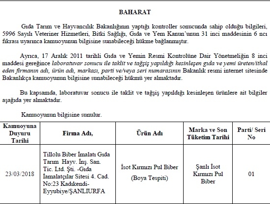 İşte Bakanlığın açıkladığı o firmalar 55