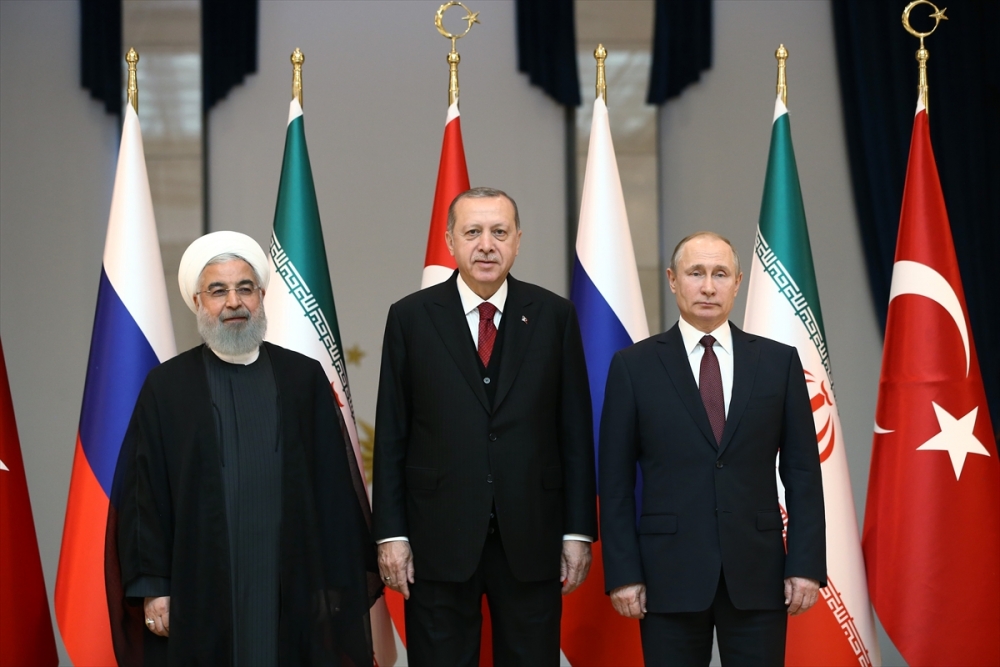 Türkiye-Rusya-İran üçlü zirvesinde kareler 1