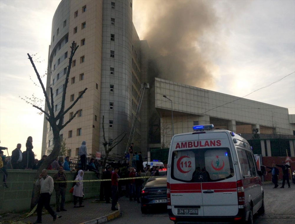 Taksim Eğitim ve Araştırma Hastanesi'nde yangın 5