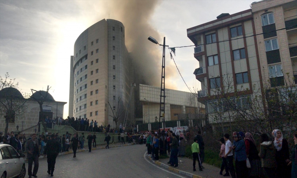 Taksim Eğitim ve Araştırma Hastanesi'nde yangın 7