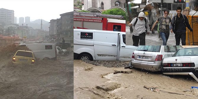 Ankara'da sel felaketi!