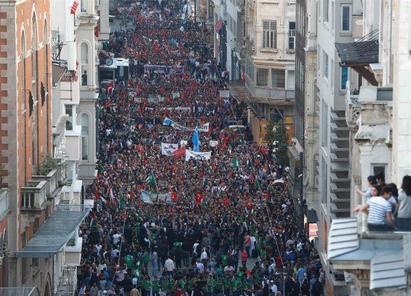 İstanbul'da Kudüs protestosu 3