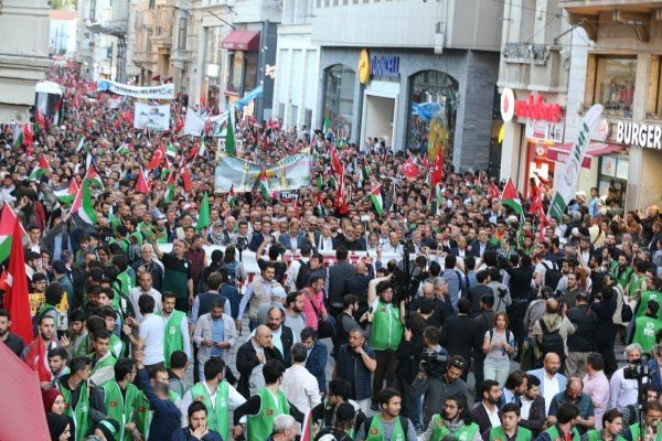 İstanbul'da Kudüs protestosu 4