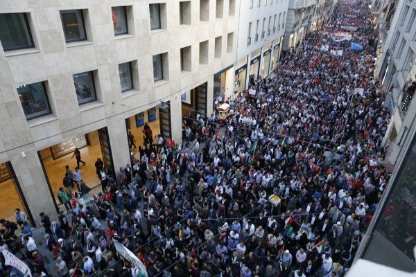 İstanbul'da Kudüs protestosu 6