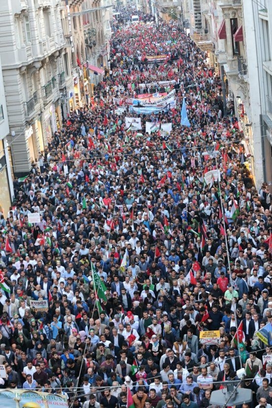 İstanbul'da Kudüs protestosu 8