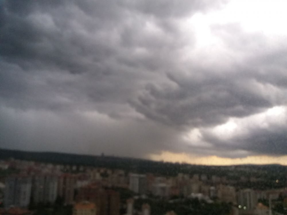 Ankarada fırtına! Böylesi görülmedi 1