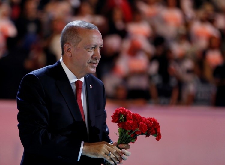 Başkan Erdoğan 6.olağan kongresinde 2