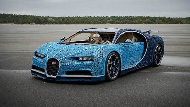 Bugatti Chiron'u bakın neyle kapladılar!... 2