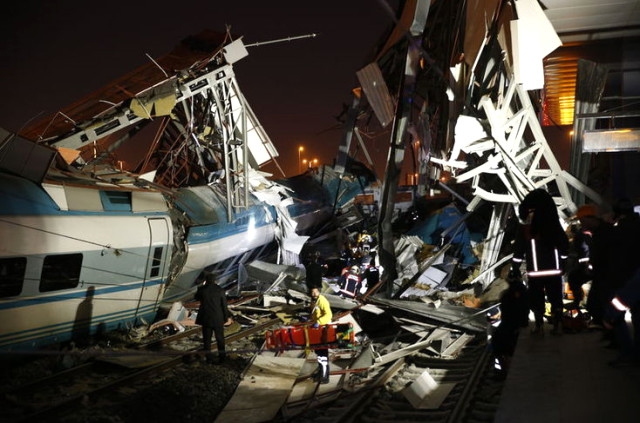 Ankara'da Yüksek Hızlı Tren kaza yaptı! 18