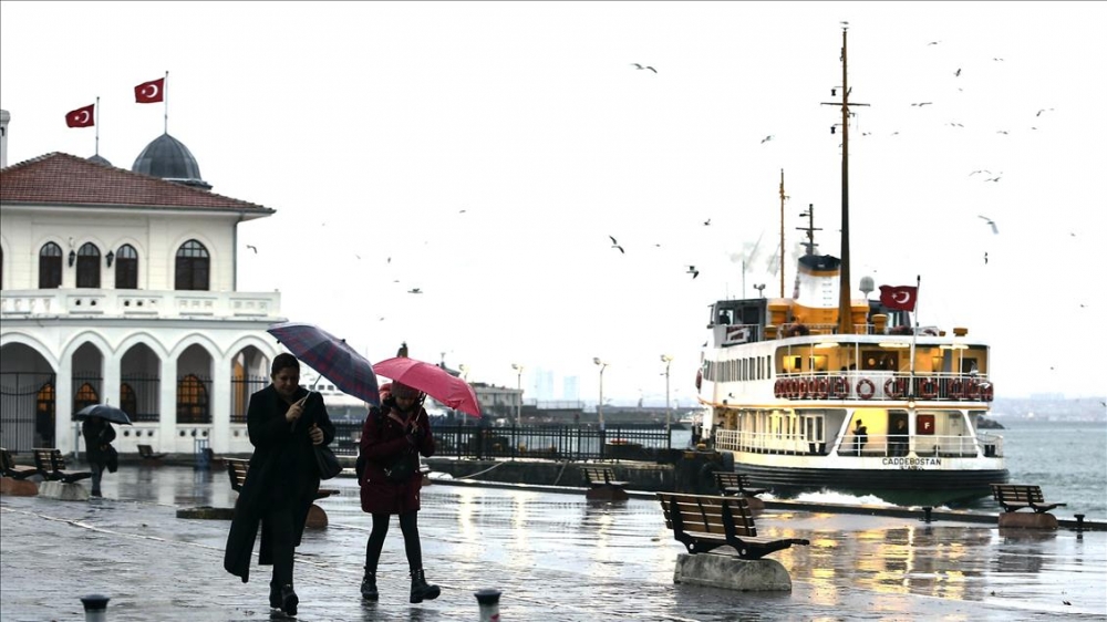 İstanbul'dan yağmur manzaraları... 1