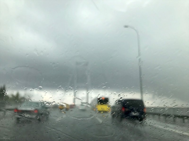 İstanbul'dan yağmur manzaraları... 4