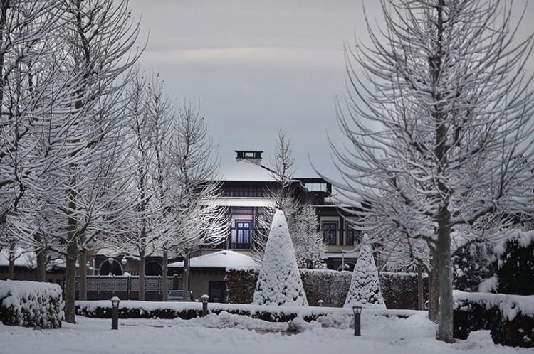 Cumhurbaşkanlığı Külliyesi beyaza büründü! 8