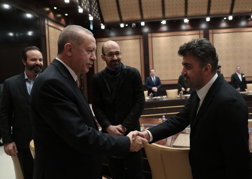 Erdoğan ile sinema sektörü temsilcileri bir araya geldi! 10
