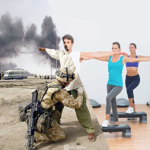 Sanatçı dünyanın iki yüzünü gözler önüne seriyor 8