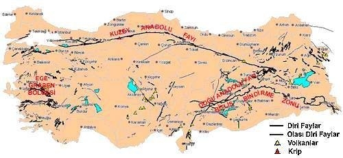 İşte Türkiye'nin deprem haritası 1