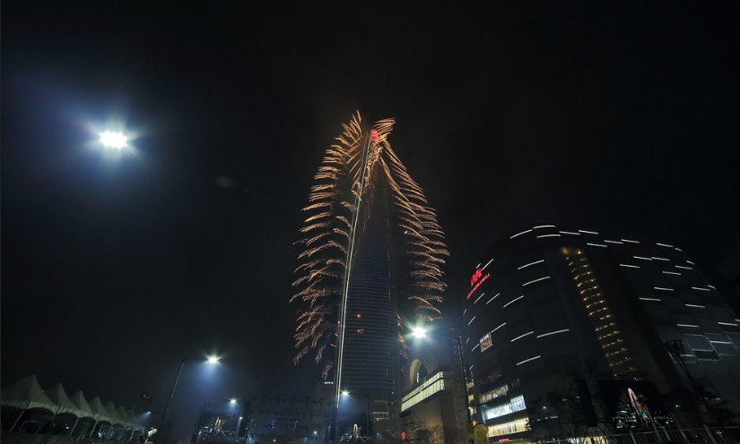 Lotte World Tower'da görsel şölen 1