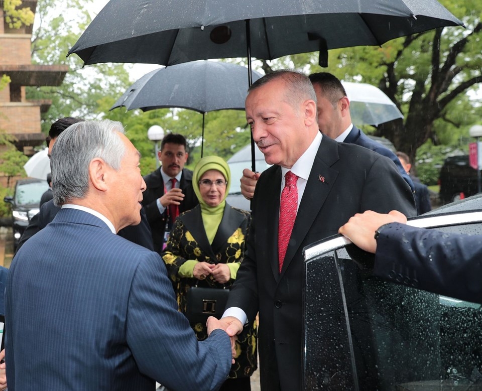 Cumhurbaşkanı Erdoğan Japonya'da 13