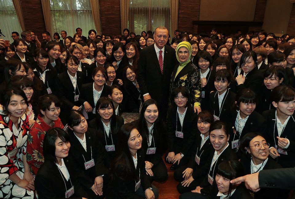 Cumhurbaşkanı Erdoğan Japonya'da 19
