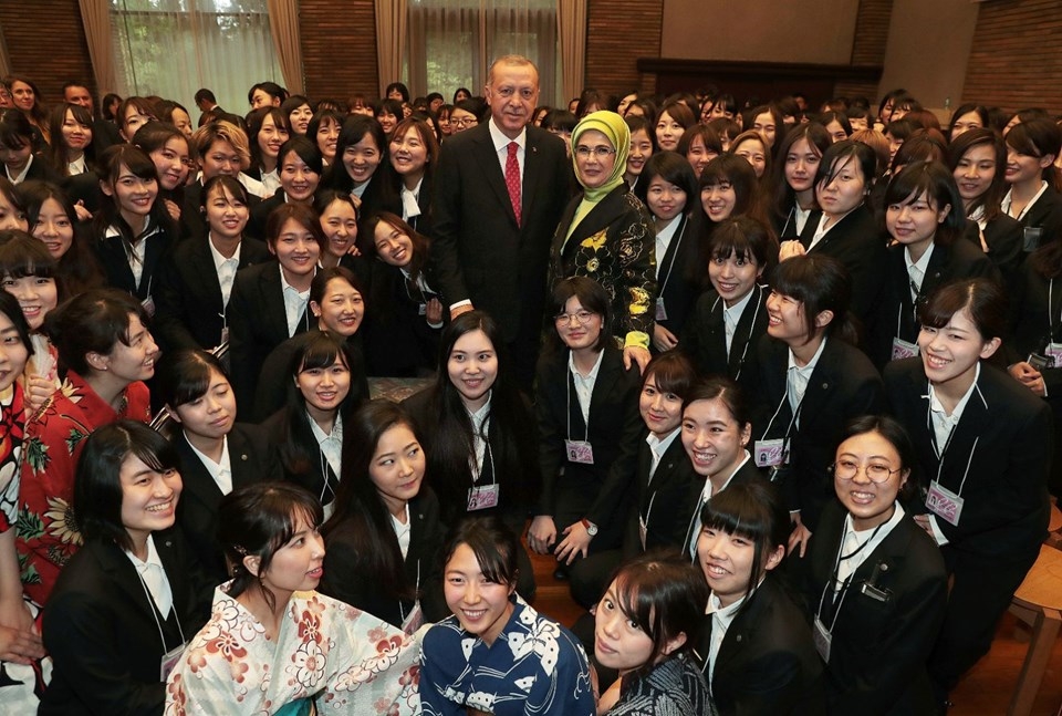 Cumhurbaşkanı Erdoğan Japonya'da 22