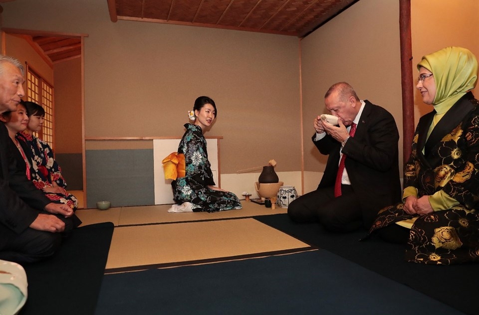 Cumhurbaşkanı Erdoğan Japonya'da 9