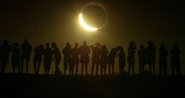 Yılın ikinci Güneş tutulması gerçekleşti (Kehribar Güneş tutulması) 21