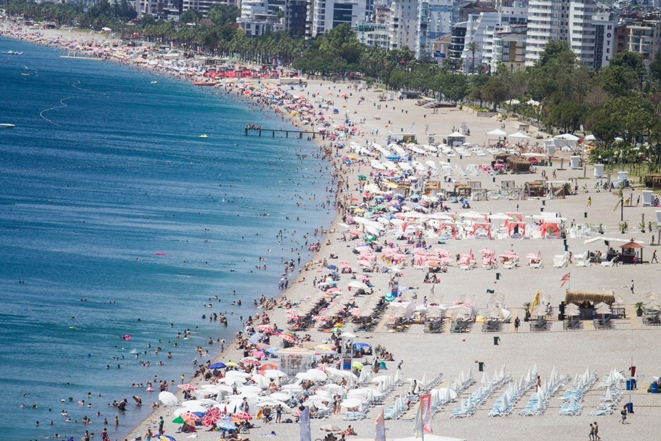 Antalya'dan sıcak hava manzaraları! (Nem oranı yüzde 60) 3