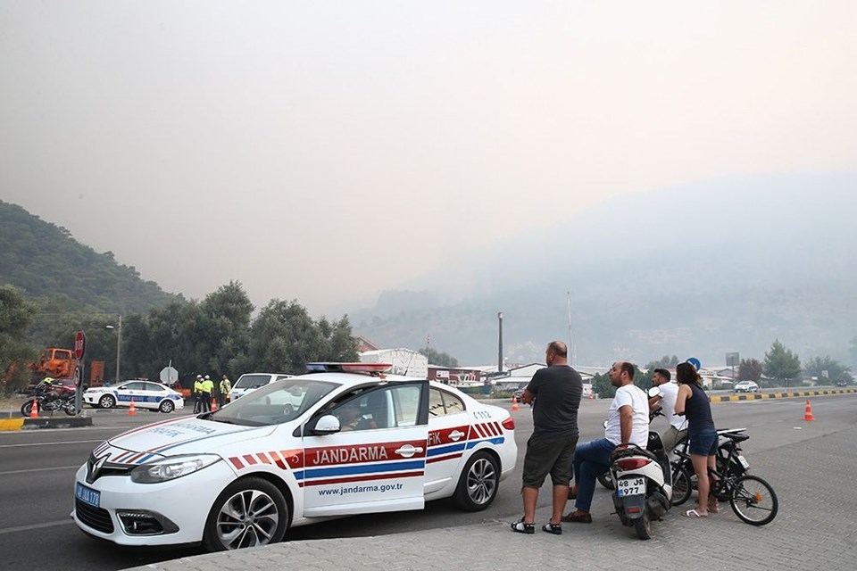 Muğla'daki orman yangını! 18 saat sonra kontrol altına alındı 4