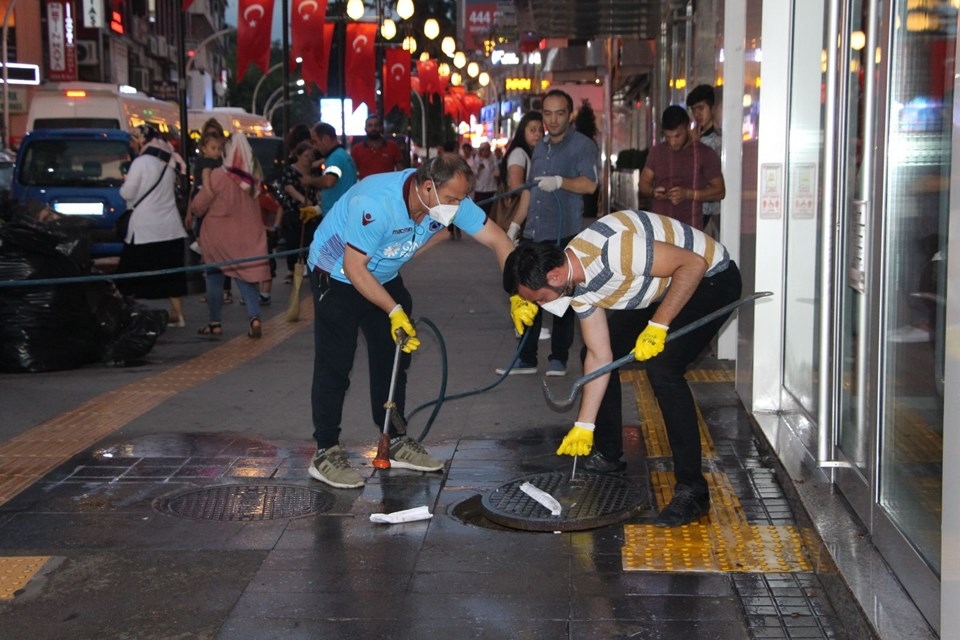 En işlek caddesini böcekler sardı 6