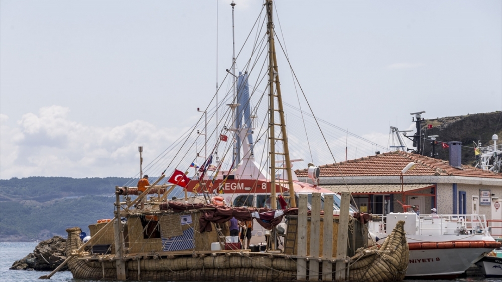 Antik dönemin izlerini taşıyan  gemi İstanbul'da 1