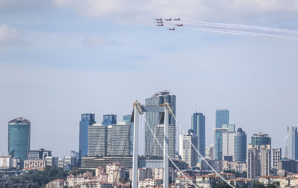 Türk Yıldızları İstanbul Boğazı'nda 4