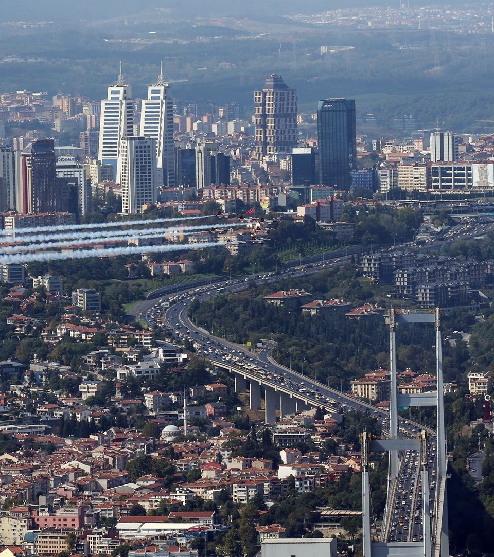 Türk Yıldızları İstanbul Boğazı'nda 9