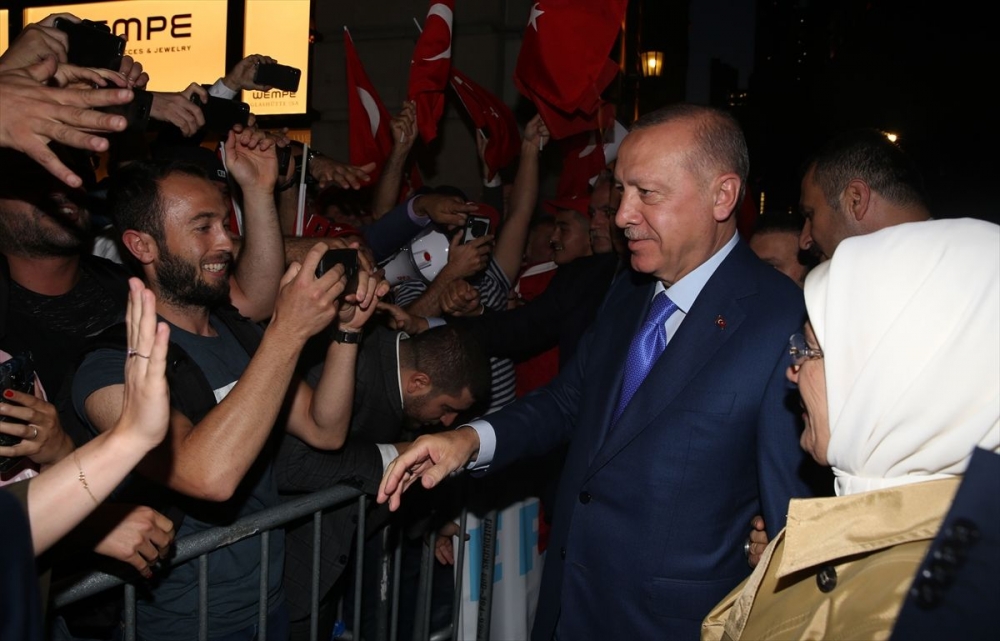 ABD'de Cumhurbaşkanı Erdoğan'a coşkulu karşılama! 6