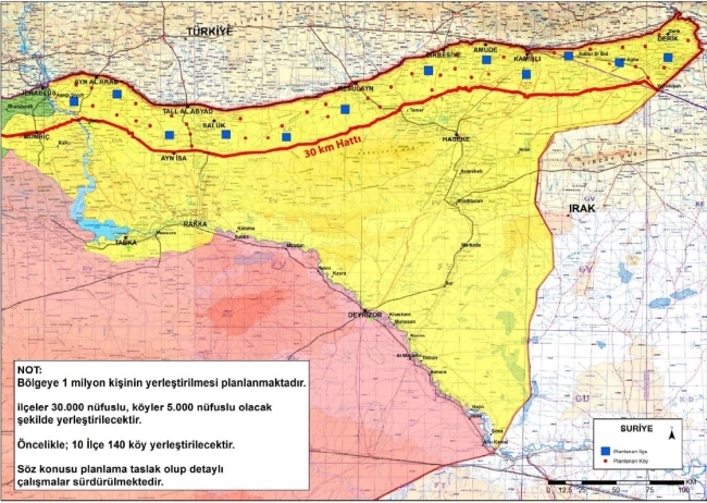 İşte Türkiye'nin güvenli bölge planı (Erdoğan'ın dünya liderle 14