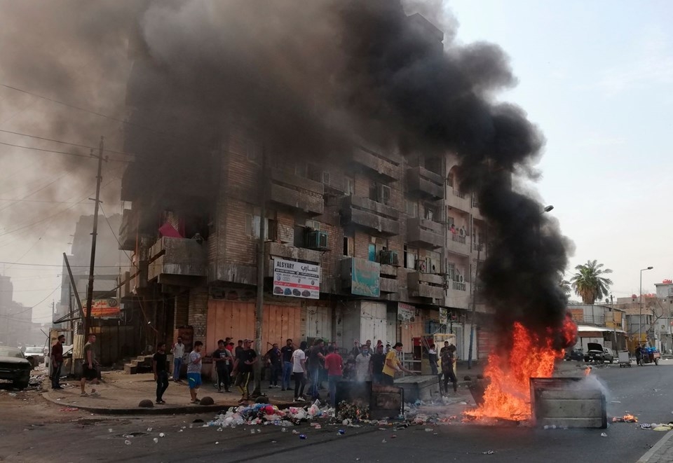 Irak'ta hükümet karşıtı gösteriler (Sosyal medya erişimi durdu,) 3