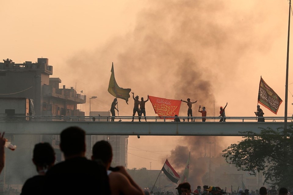 Irak'ta hükümet karşıtı gösteriler (Sosyal medya erişimi durdu,) 9