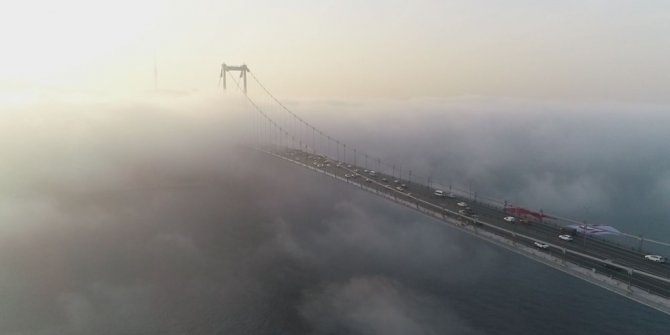 İstanbullular güne sisle uyandı