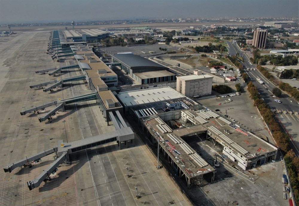 Atatürk Havalimanı'nda yıkım işlemlerine başlandı 6