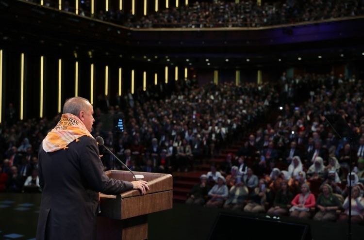 Erdoğan'ı görünce telefonlara sarıldılar! Renkli anlar... 16