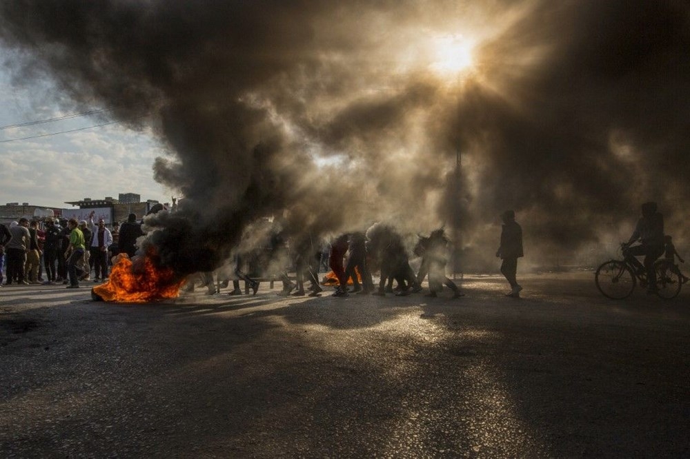 Irak'ta hükümet karşıtı gösteri: 2 ölü 4