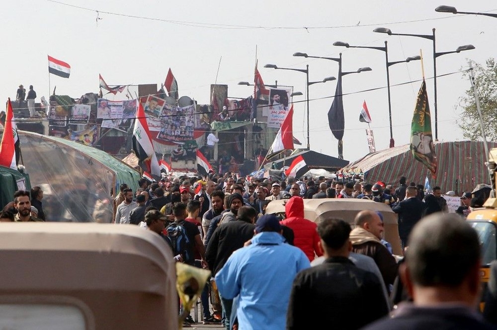 Irak'ta hükümet karşıtı gösteri: 2 ölü 7