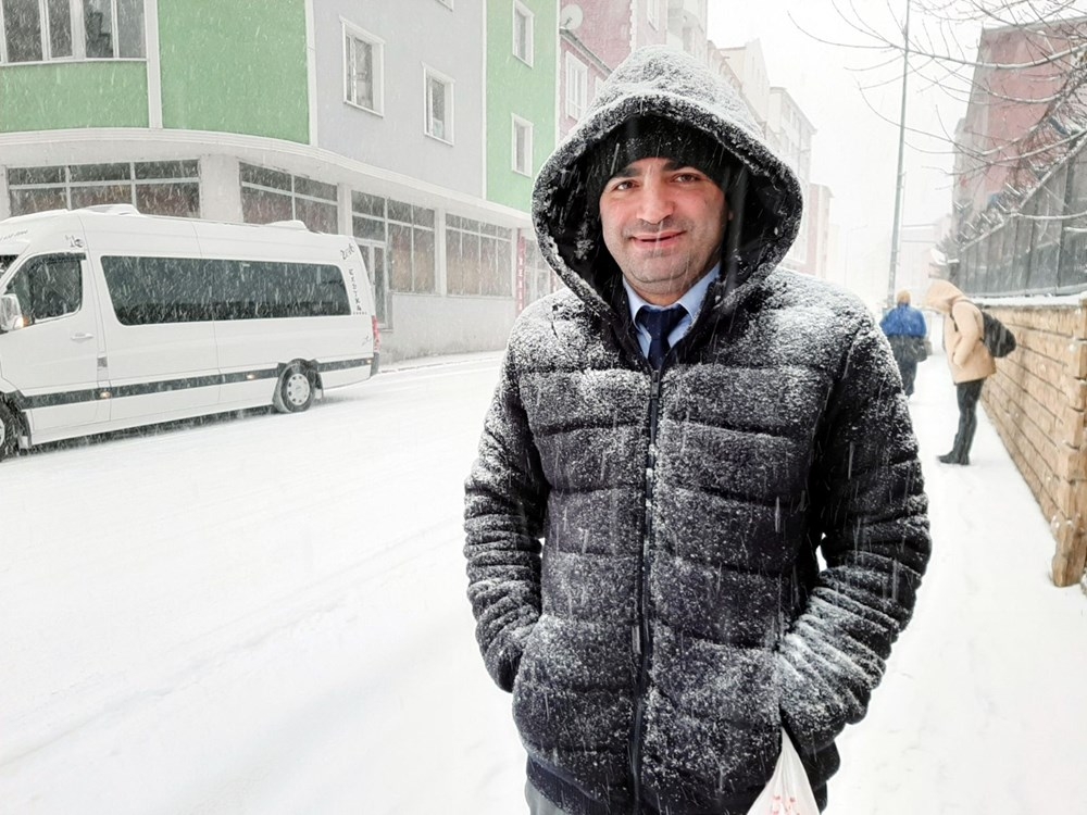 Türkiye'den kar yağışı manzaraları 20